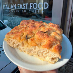 Tous nos produits - Plats Italiens Italian-Fastfood 33 focaccia nature - Italian Fast-food - Neuchâtel