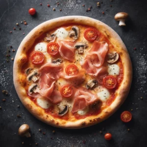 Tous nos produits - Plats Italiens Italian-Fastfood 21 pizza prosciutto et funghi